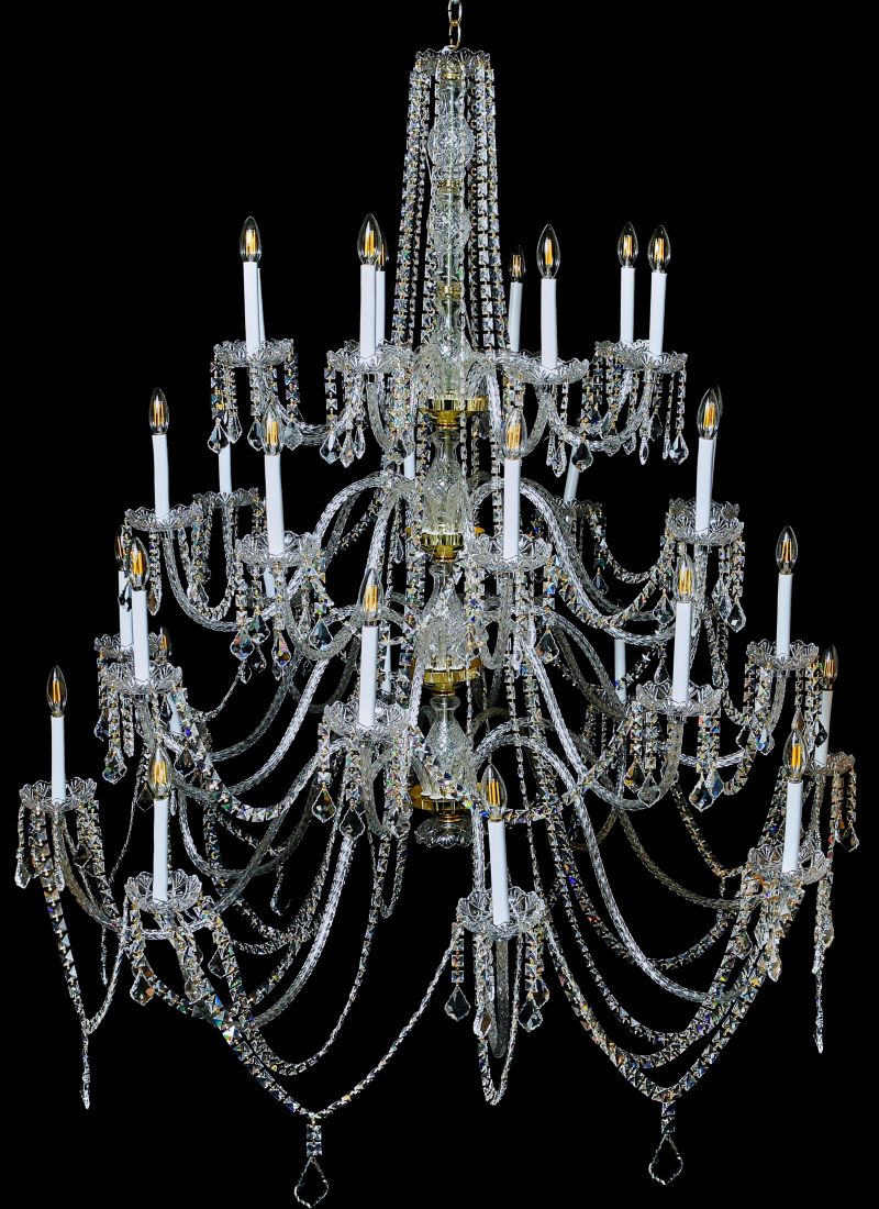 ITEM NO CHAN500 Extra Large Crystal Chandelier Length 72