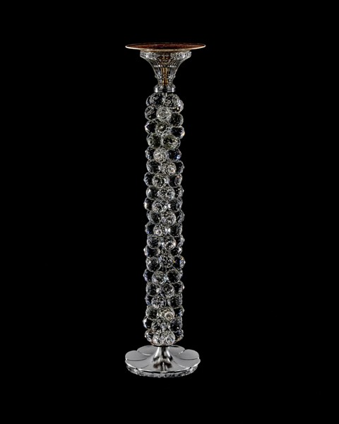 NIC400/B Rounded Gold and Crystal Candelabra 34