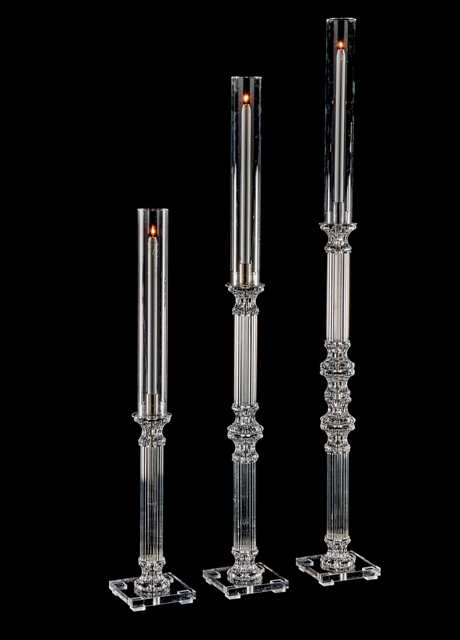 RS50 Crystal Candlesticks Heights 36
