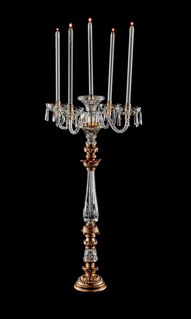 RC70 Gold and Crystal Candelabra 7