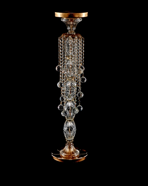 RL95 Gold and Crystal Candelabra w/ Chains 38