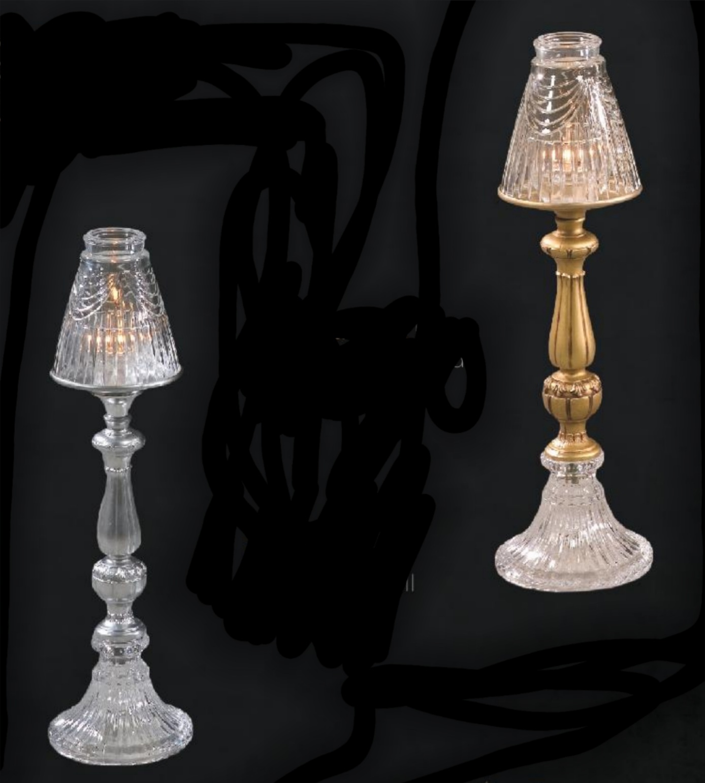 RS5 GOLD CANDLE HOLDER