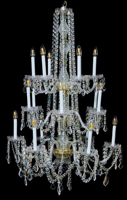 ITEM NO CHAN520 Extra Large Crystal Chandelier Length 60