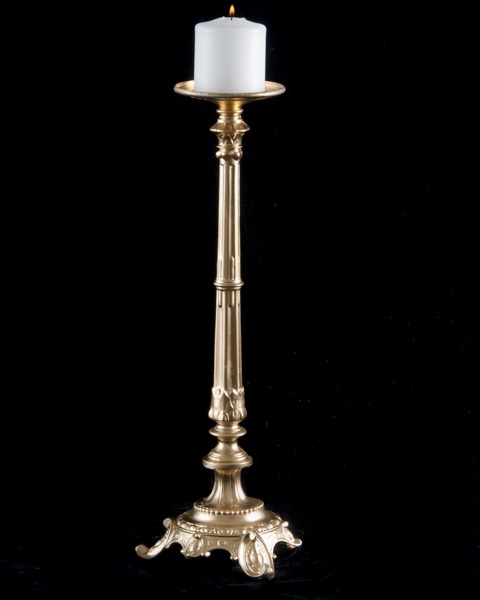 GCS-10 GOLD CANDLE HOLDER