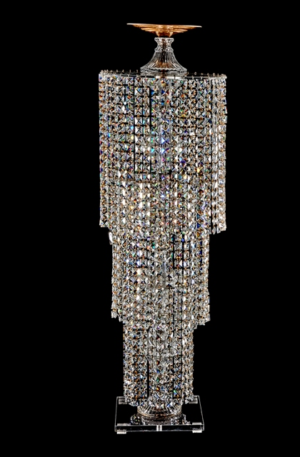 RY80 Crystal Flower Stand w/ Chains