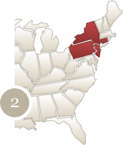 New York, New Jersey, Connecticut, Pennsylvania Customers