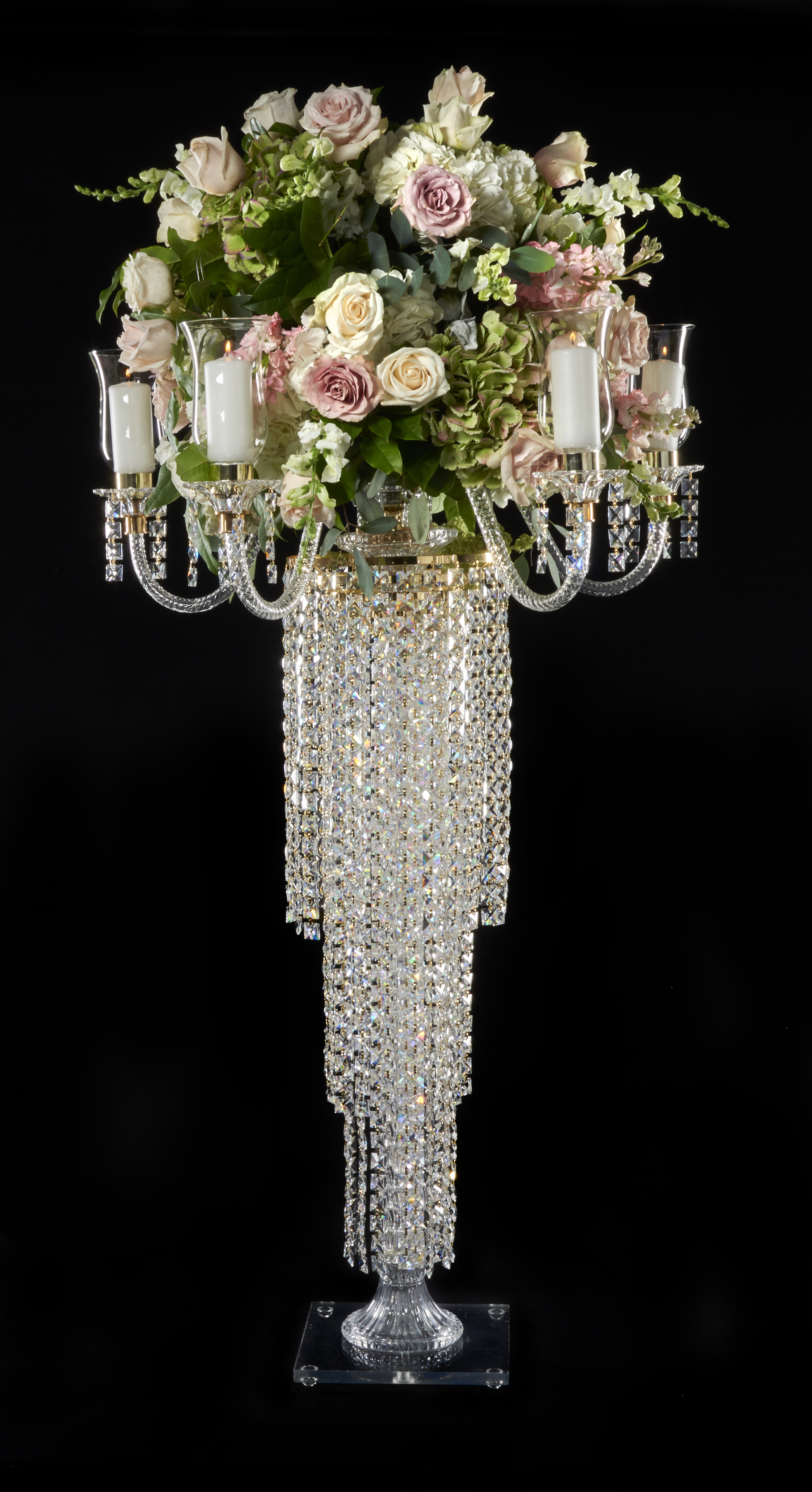 RL55 Luciana Flowered Candelabra  (10