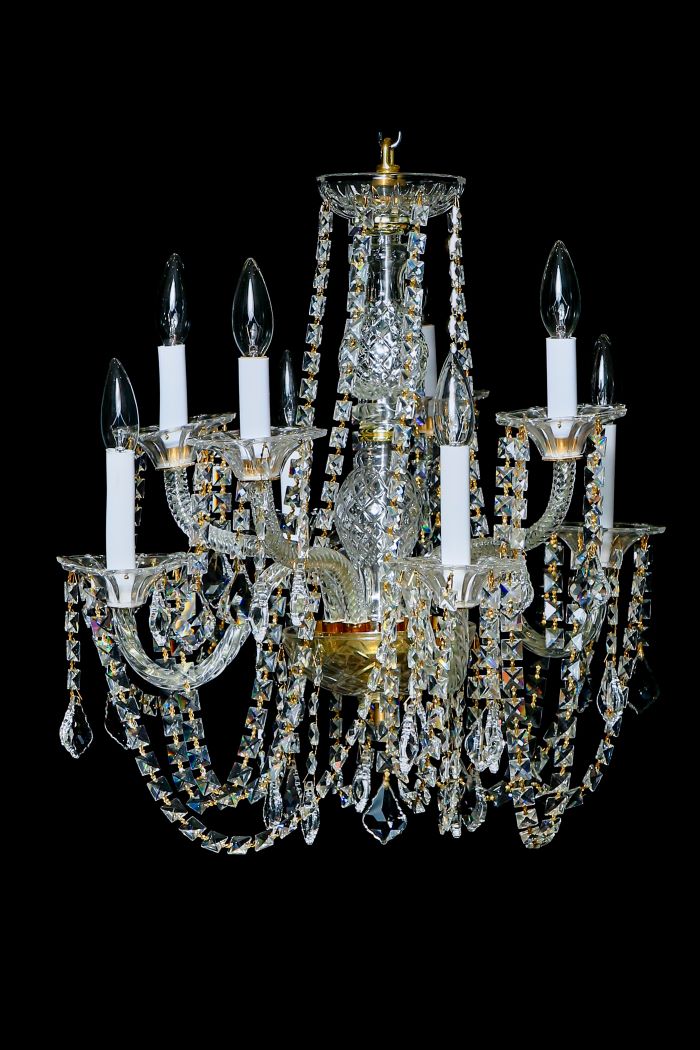 ITEM NO CHAN600  Crystal Chandelier Length 20