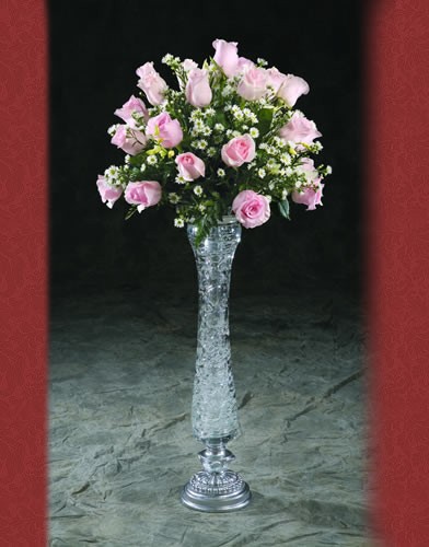 RC 63BASE:7•HEIGHT:27 Hand blown 24% full lead crystal