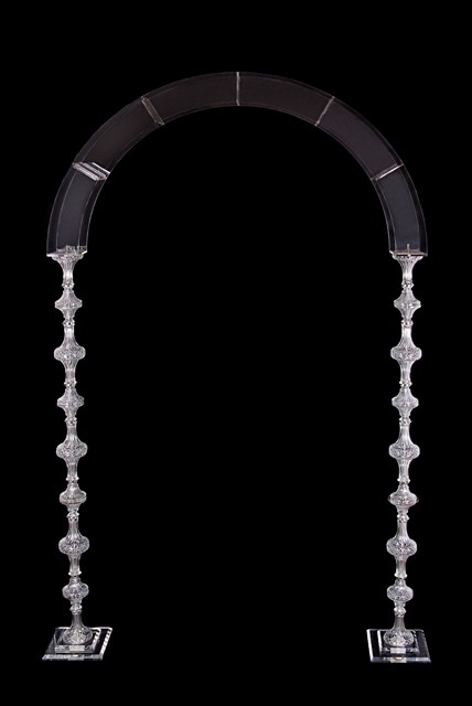 ARCH CRYSTAL 120”/114”/82” 24% lead crystal, acrylic arch