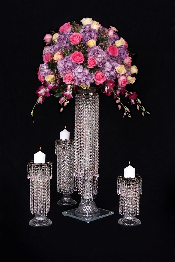 CD75 Slender column of 30% lead crystal beads, 35
